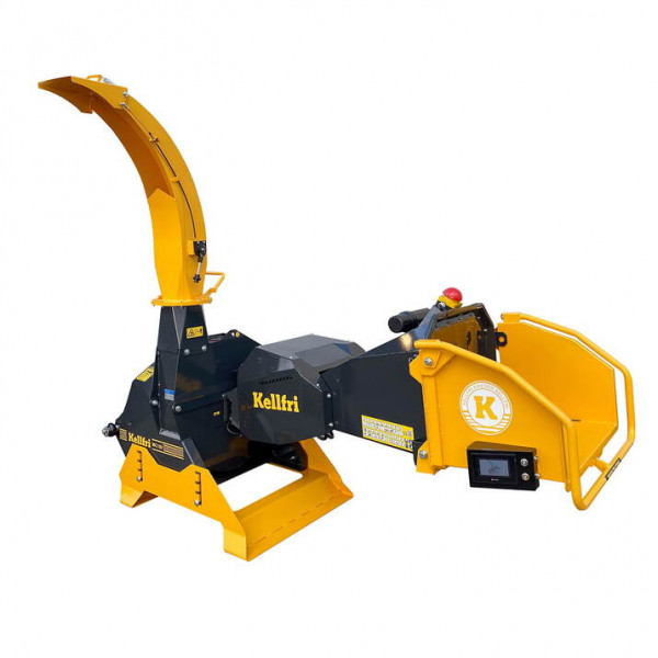 Holzhäcksler bis 15cm Einzug und Digitale Drehzahlüberwachung